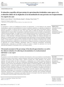 Evaluación ecográfica del porcentaje de aproximación tirohioidea como apoyo a la evaluación clínica de la deglución en la decanulación de una persona con traqueostomía: Un reporte de caso